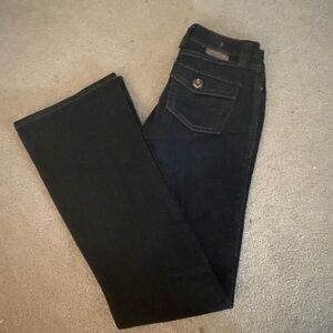 Elegant Black Boot Cut Women's Jeans